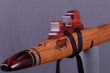 Borneo Ironwood Native American Flute, Minor, Mid F#-4, #I71H